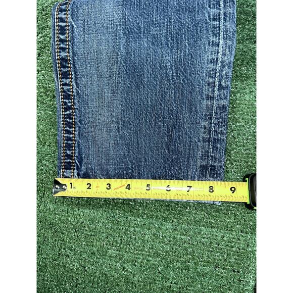 Rock Revival Jeans Mens Y2K Anthony Straight Distressed Faded Whiskering 32x33 - Picture 12 of 12